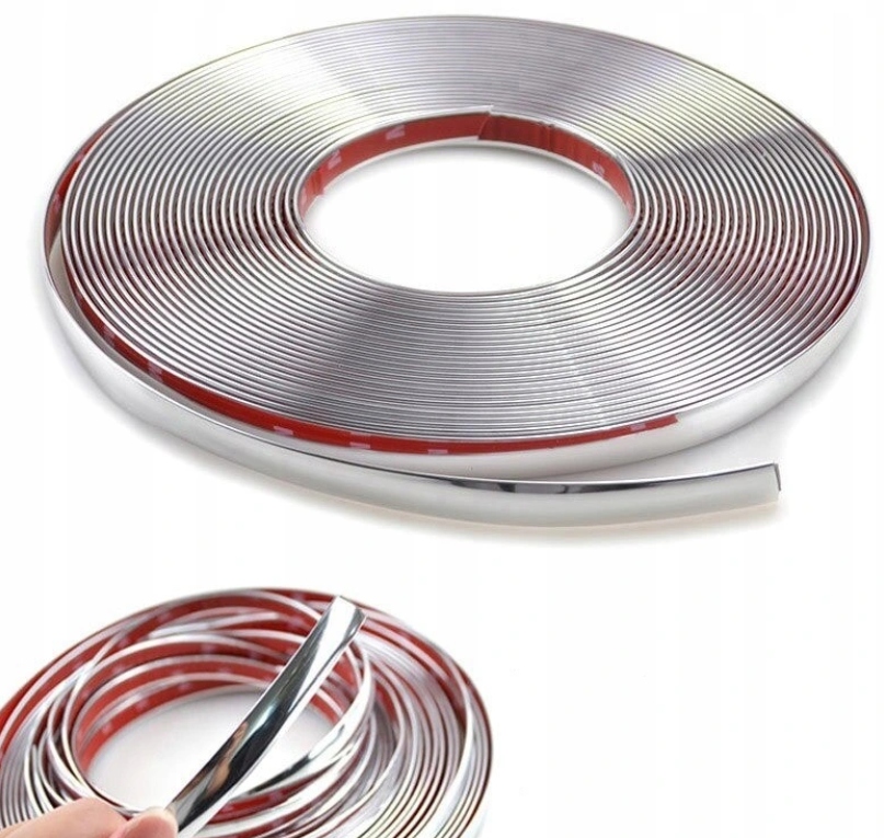 

Taśma Listwa Ozdobna Dekoracyjna Chrom 15MM X 15M