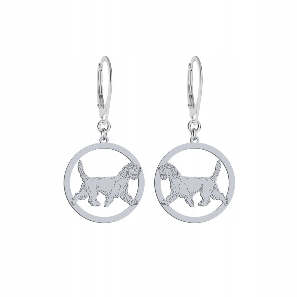 Stříbrné Náušnice Petit Basset Griffon Vendéen 925 Šperky Dárek Gravírování