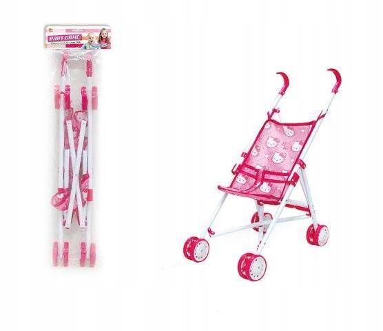 

Wózek spacerówka parasolka dla lalki Hello Kitty