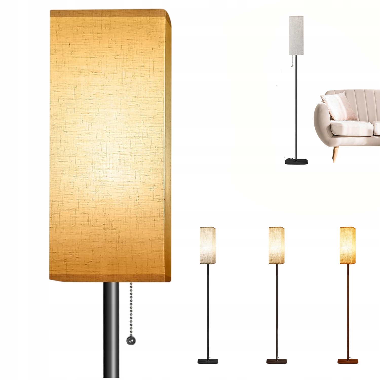 Klasyczna Retro Lampa Stojąca Podłogowa Do Salon Sypialnia I Biuro 220V