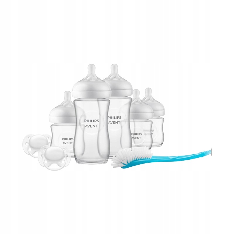 Szklany zestaw startowy dla noworodka Natural Response Pojemność 240 ml