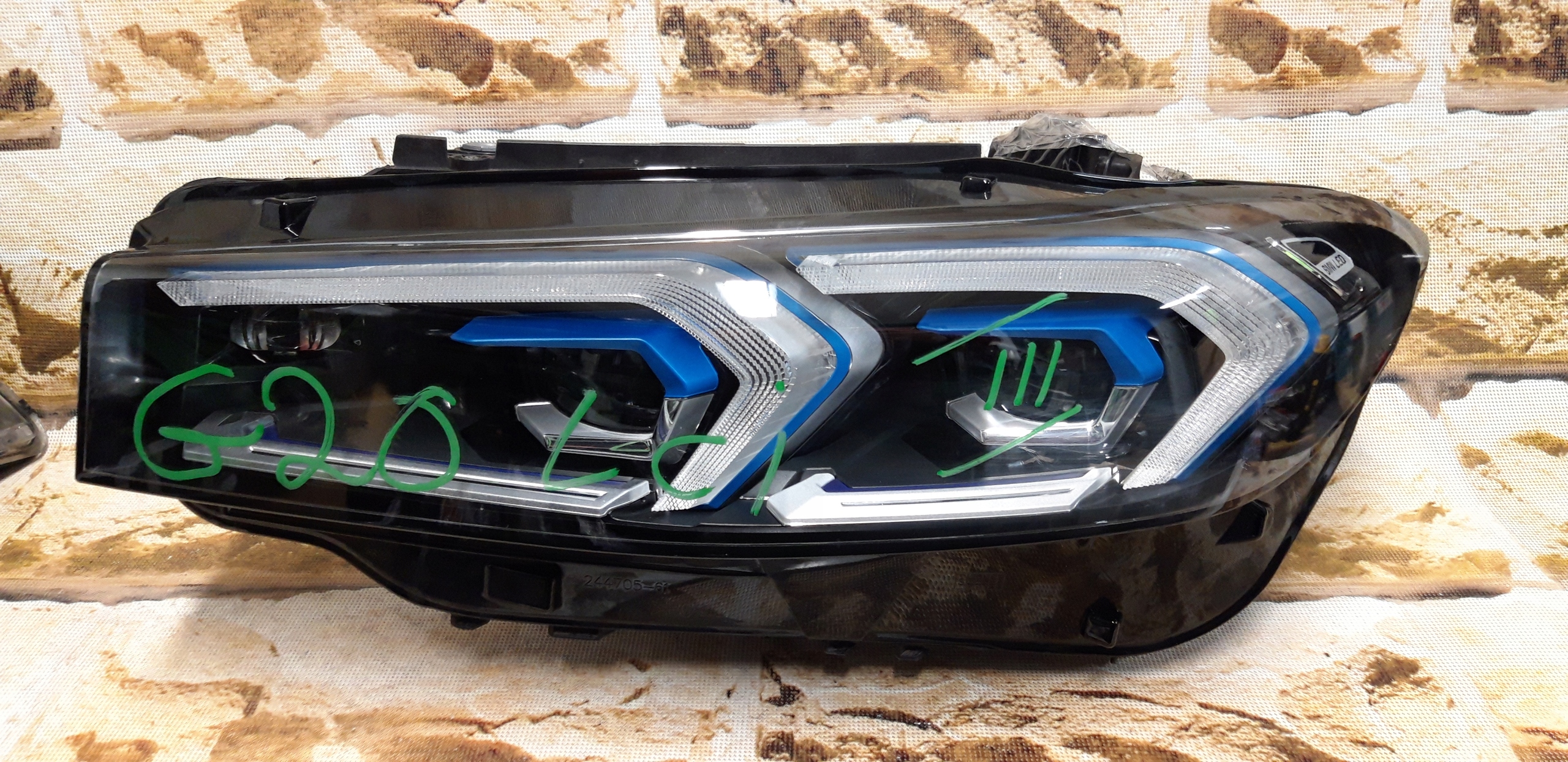 bmw 3 g20 lift lci 22 full led laser niebieska lewa europa