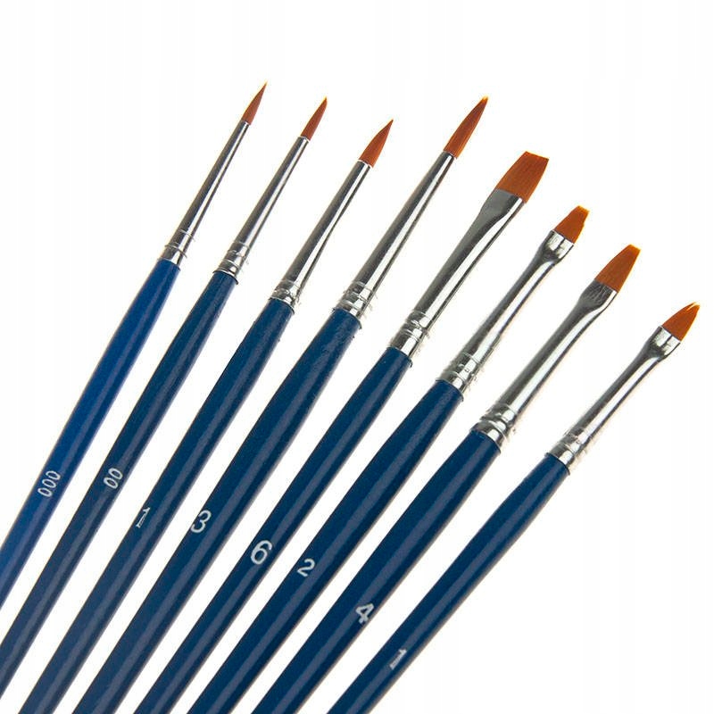 ZESTAW PĘDZLI SZKOLNYCH Phoenix 8 sztuk Marka Phoenix