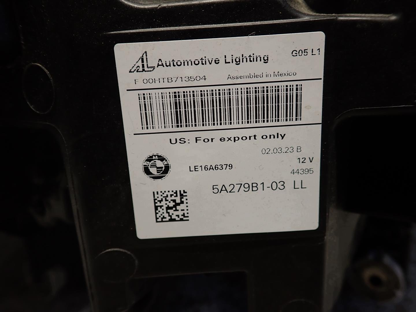 light front front left BMW X5 G05 X6 G06 2018- LASER 5A279B1