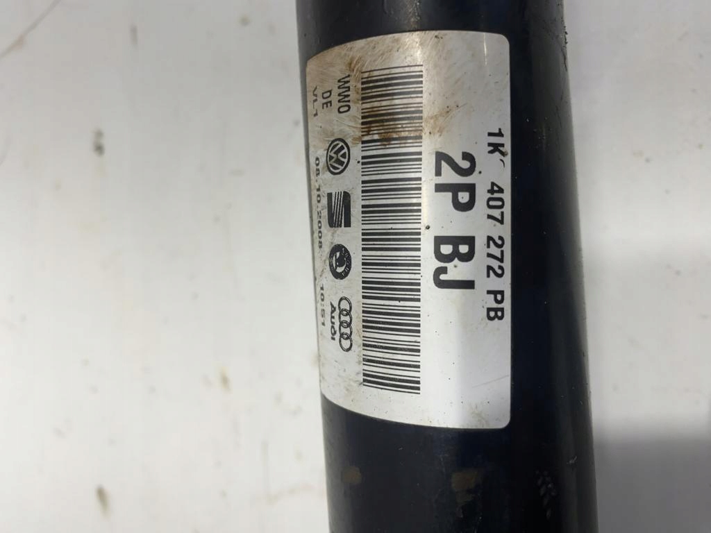 semi-axis right long AUDI A3 8P 1.4 TSI LIFT 1K0407272PB