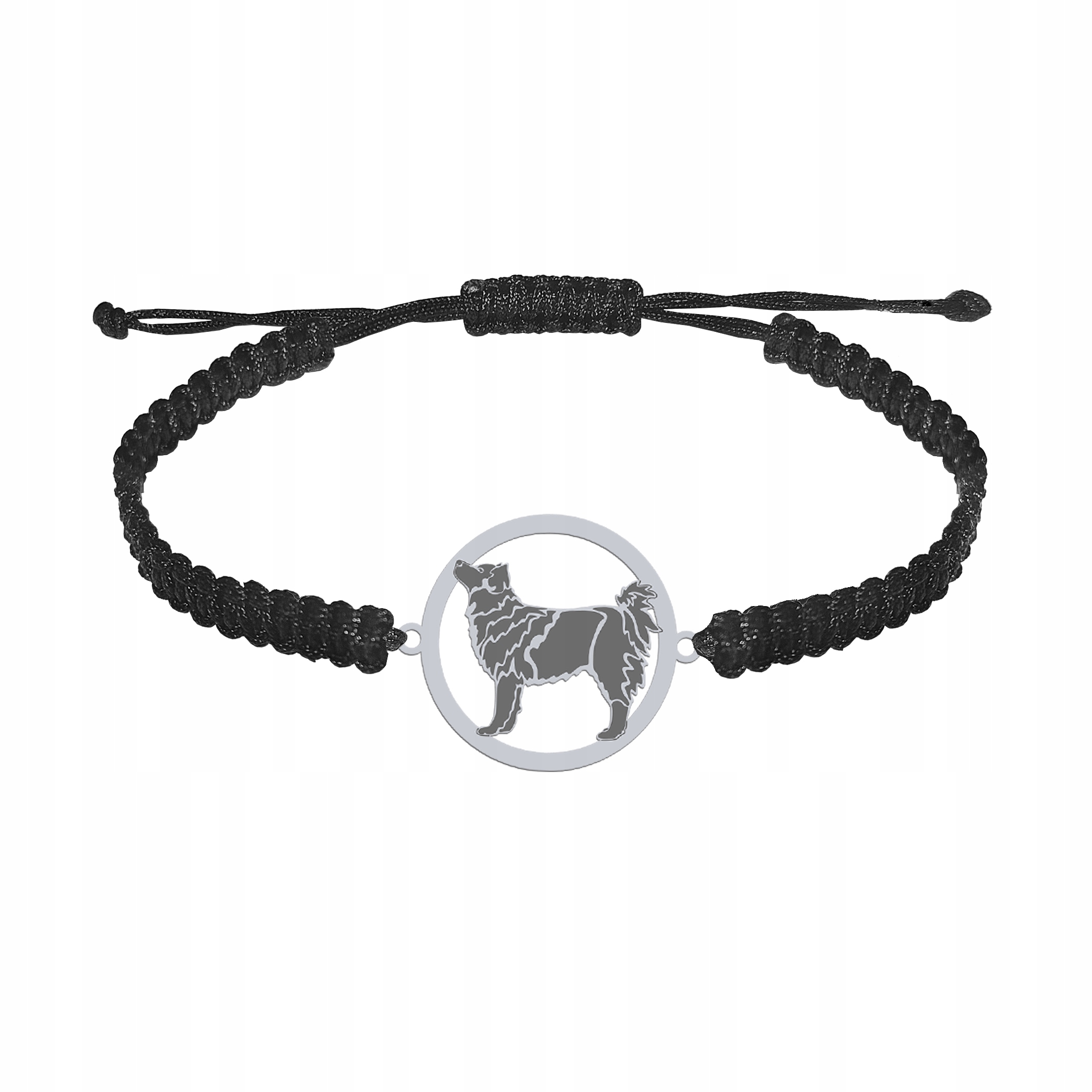 Stříbrný náramek ze švédského louphandu 925 Makramé Dárek Gravírování Bonus