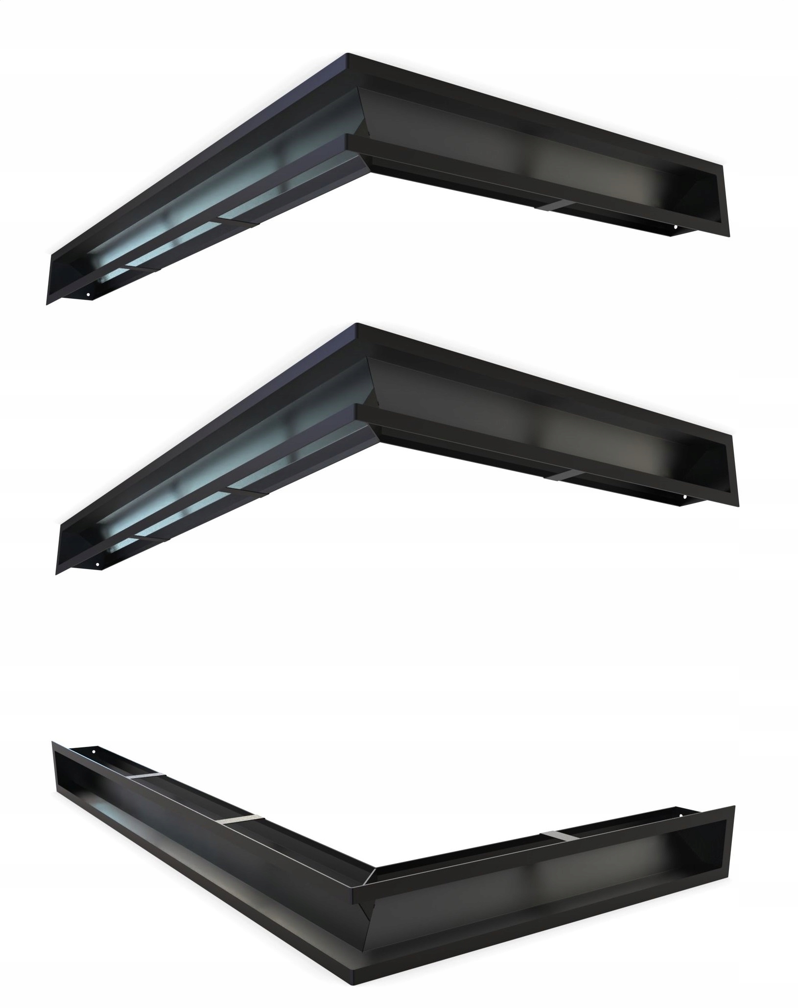 Kratka Kominkowa Luft Narożny 540X980X90 Kpl 3x
