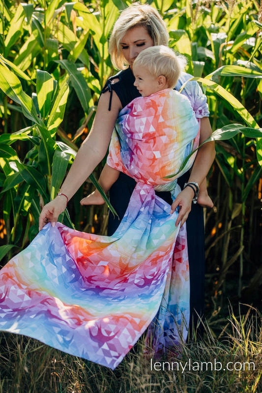 Lenny Lamb chusta tkana, Zakardowa JASKÓŁKI LIGHT