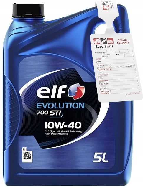 

Olej Elf 10W40 Evolution 700 Sti 5L 501.01/505.00
