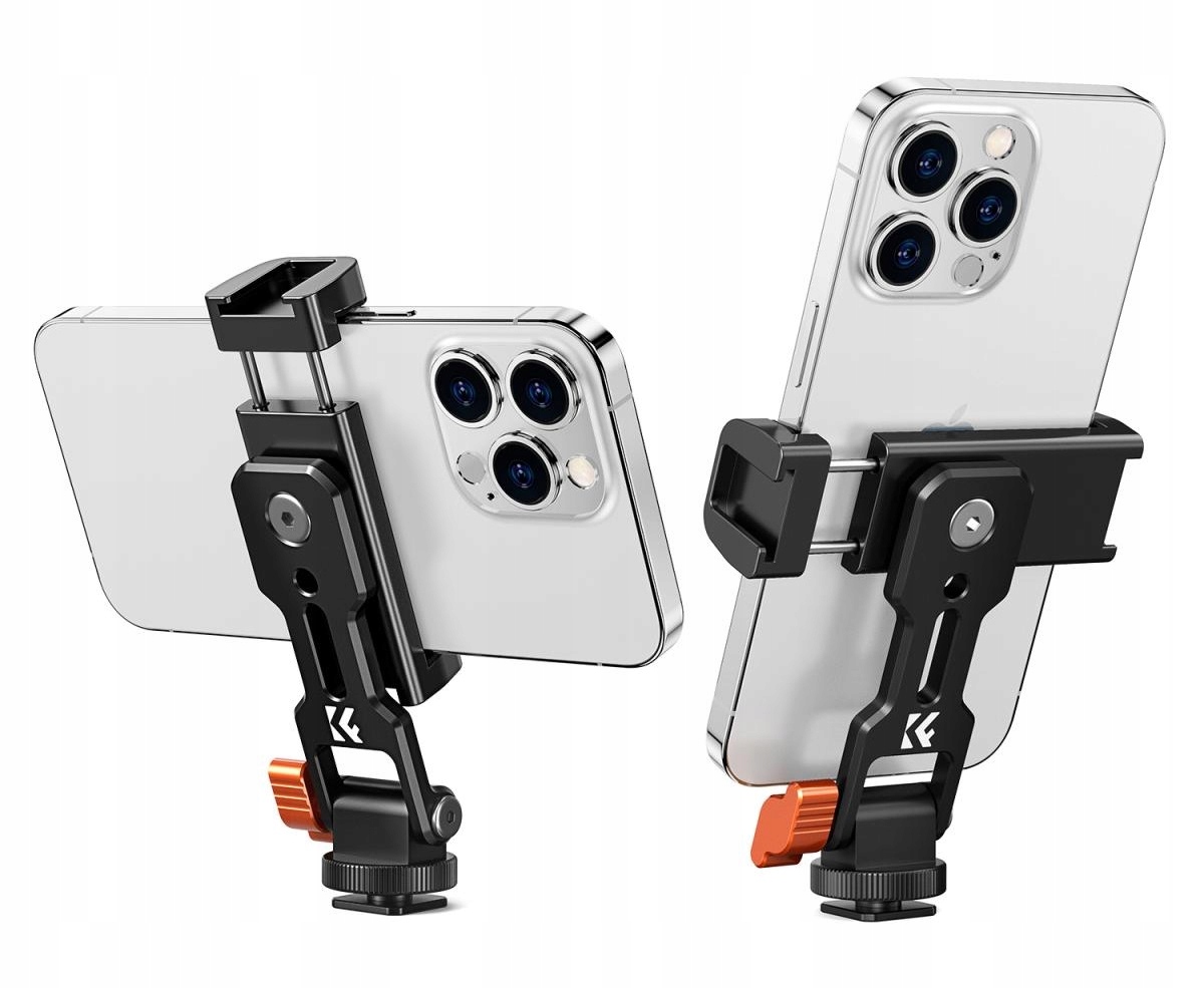 Uchwyt Statywowy na Statyw 1/4'' Iso na Telefon Smartfon Obrotowy Metal K&f
