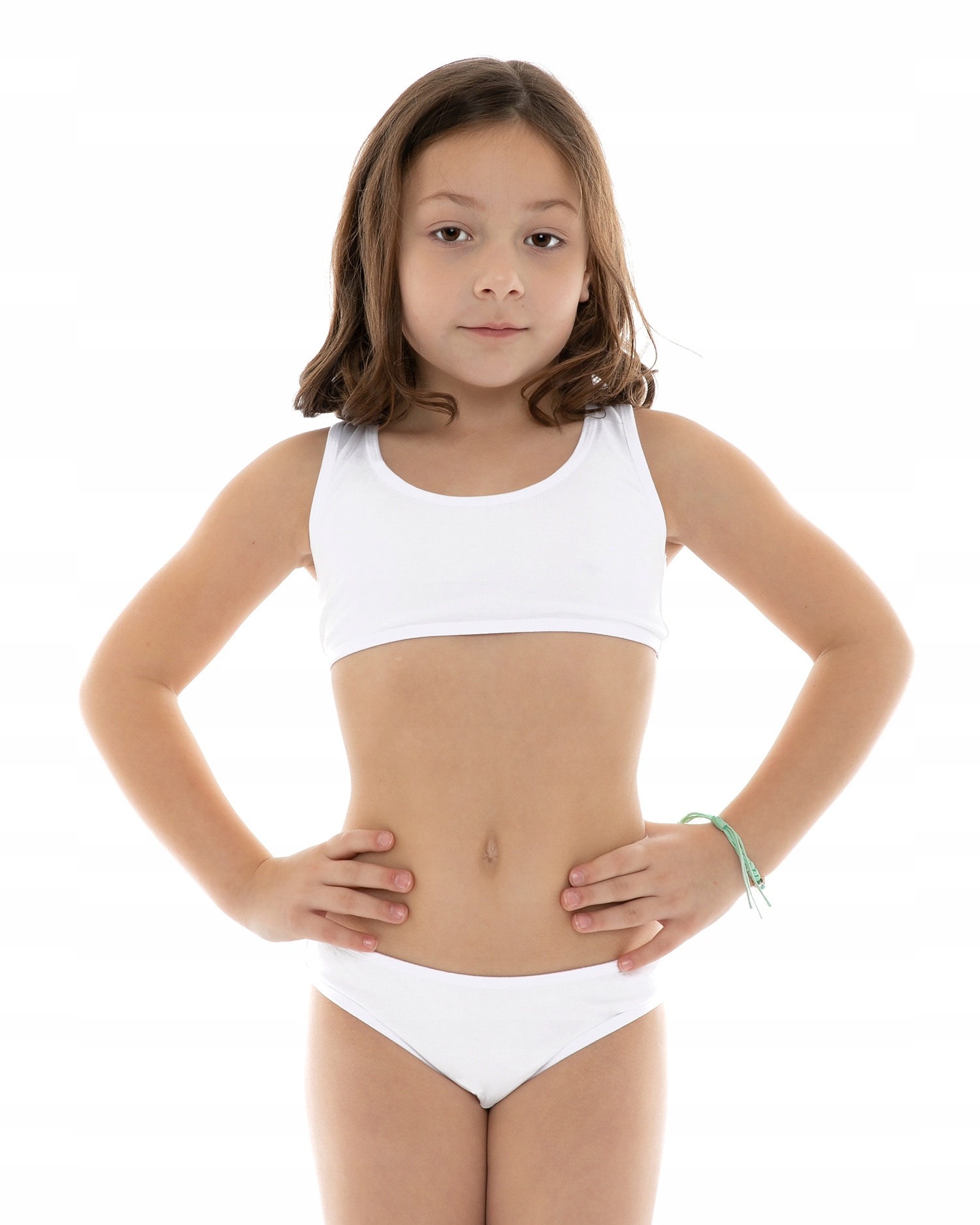 

Komplet Stanik Majtki Bielizna Dziewczynka 152 CM