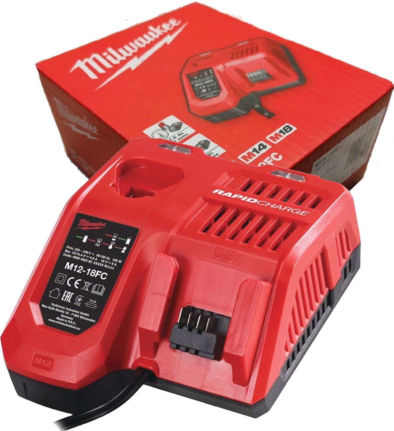 

Ładowarka wielonapięciowa Milwaukee M12-18 Fc