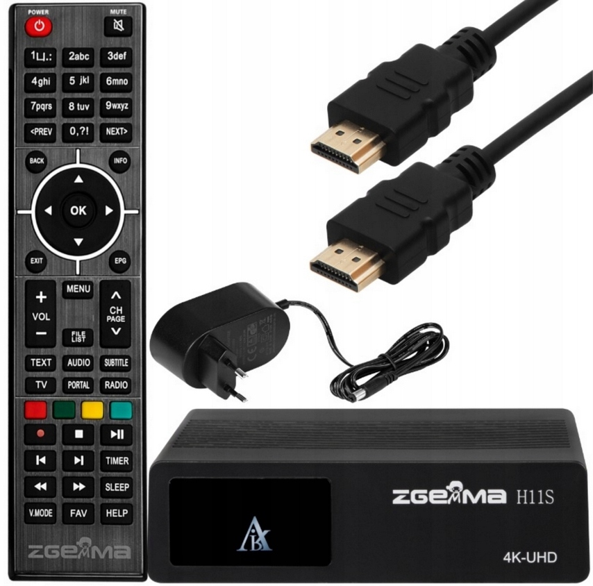 Tuner satelitarny Zgemma H11S DVB-S2X 4K UHD H.265