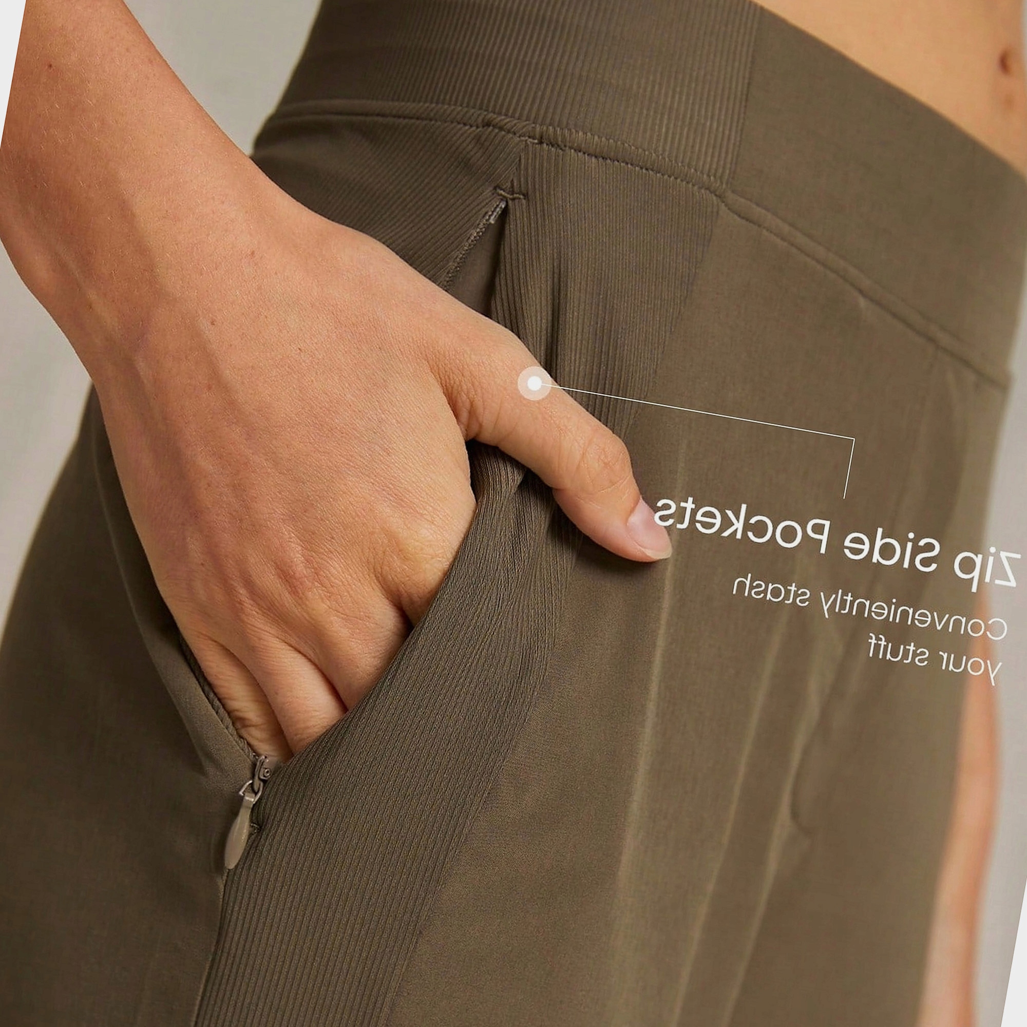 Spodnie Damskie Treningowe Szybkoschnące Aktywne Z Kieszeniami M 38