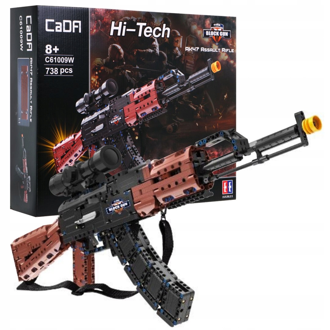 

Klocki Karabin AK47 Zestaw 738 el. Cada Technic