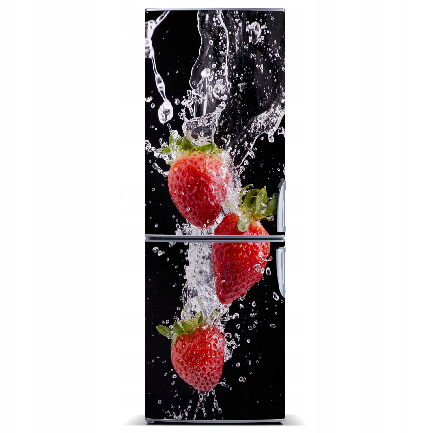

Naklejka na lodówkę magnetyczna Truskawki 60x180