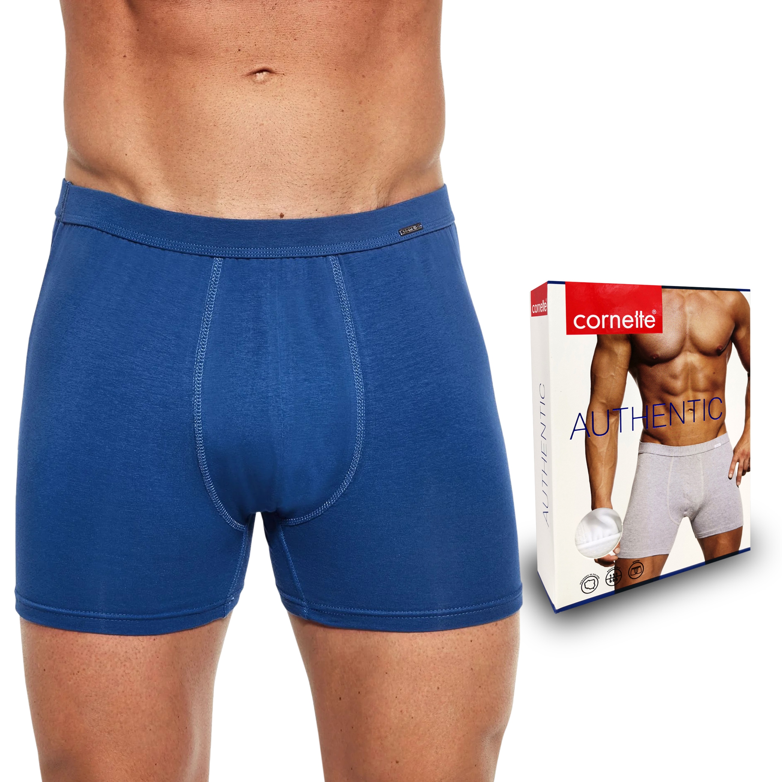 

Bokserki męskie Cornette Authentic, cobalt, XXL