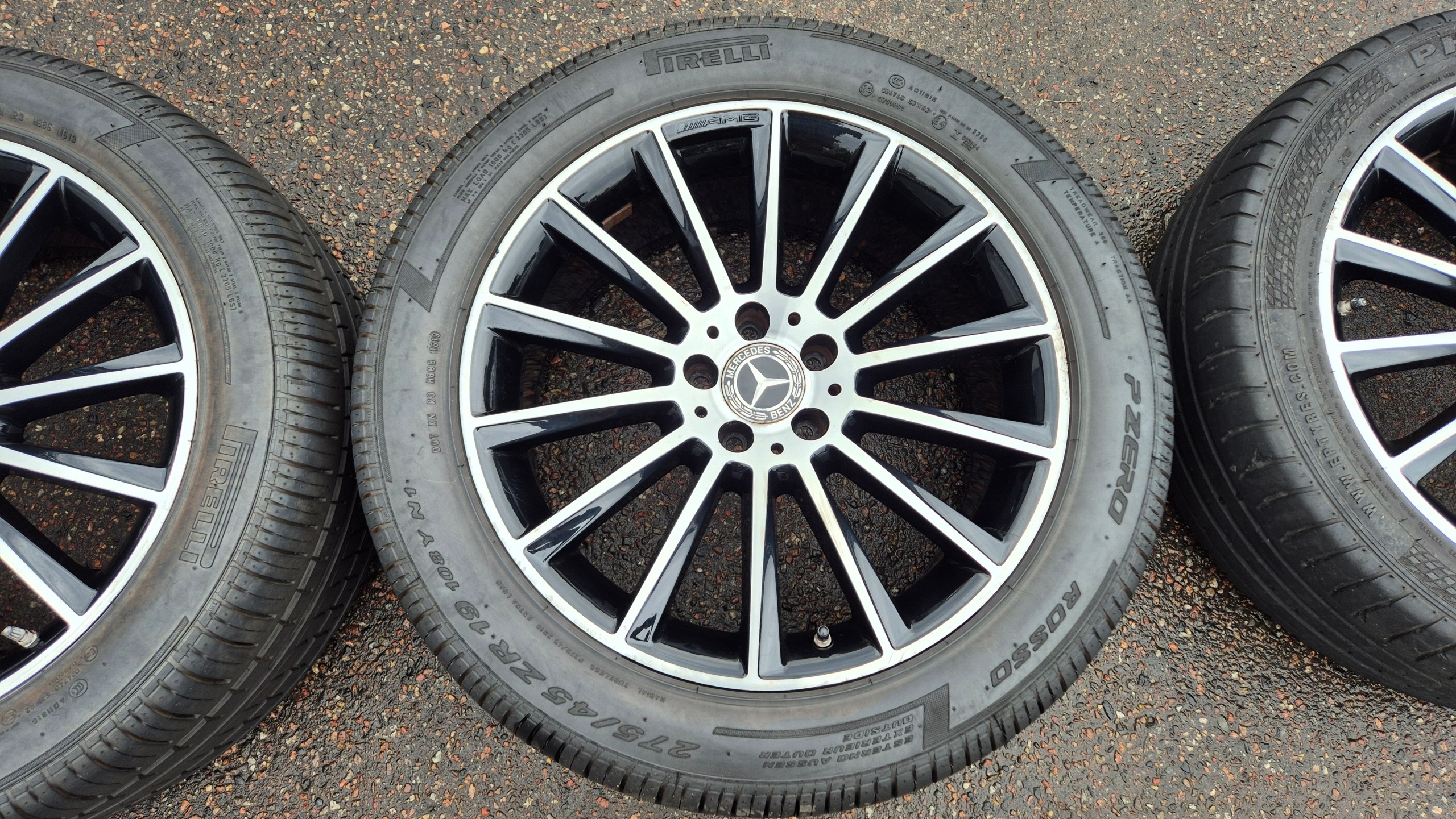 discs aluminium AMG 19" 7.5J ET44 8.5J ET 52 MERCEDES W205 W222 SUPER STAN