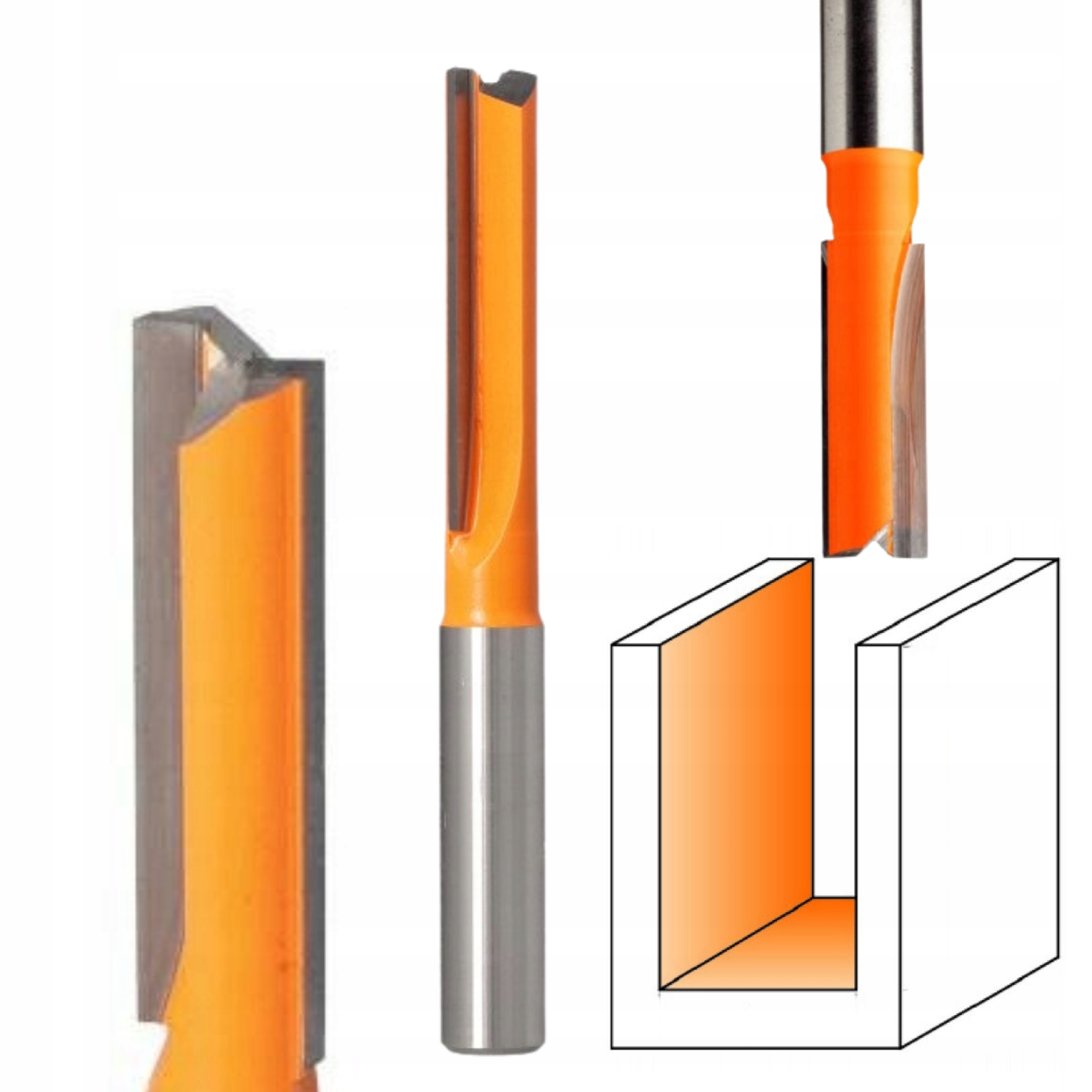 Frez do Drewna Cmt 912.622.11 Prosty Trzpieniowy Do Szablonu I=50mm 12 mm