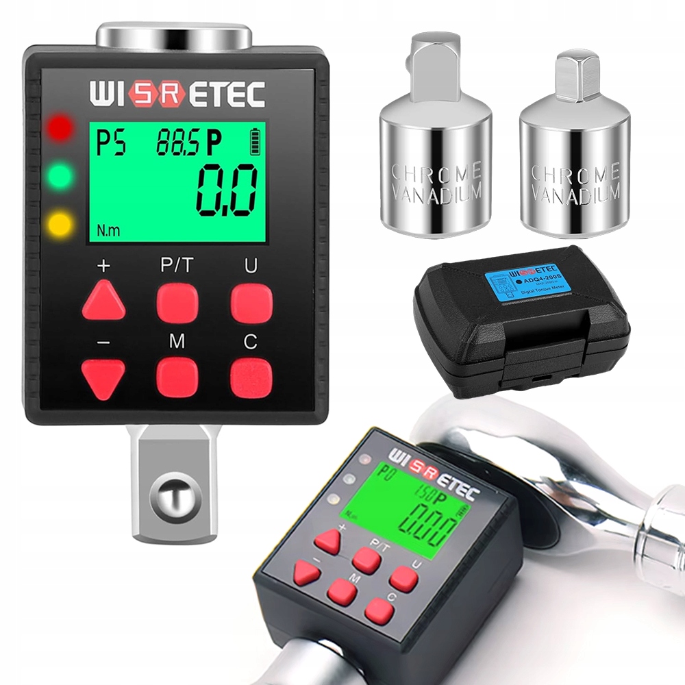 Elektronický Momentový Adaptér, LCD Klíč, 5 Režimů Měření