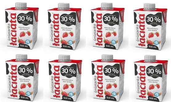 Levně 8 x 500 ml Latinské Smetany Uht 30% tuku Karton