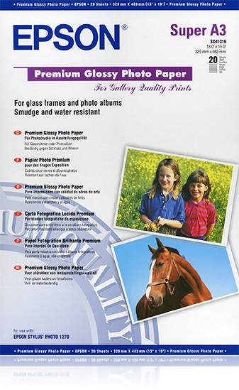 Fotopapír lesklý Epson A3 250 g/m² 20 ks