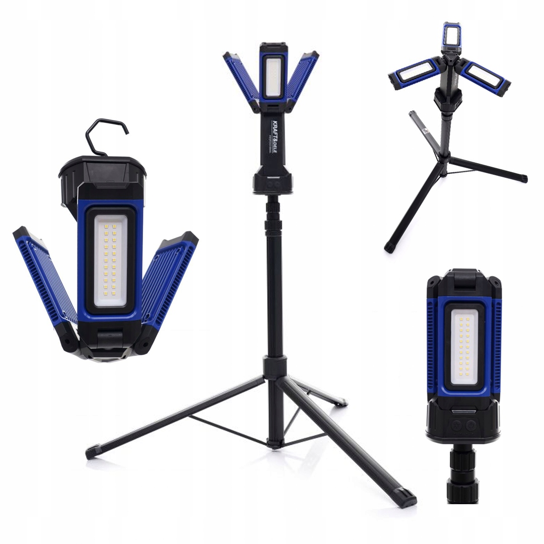 Halogénová stavebná lampa na stojane 4500 Lm Kraft&Dele 4000 Amh Usb