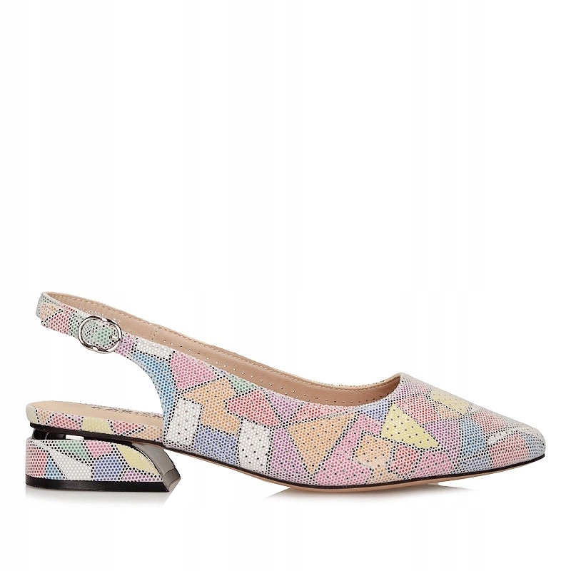 Dámské lodičky Karisma H3DL40008A 15-N vícebarevné na plochém podpatku