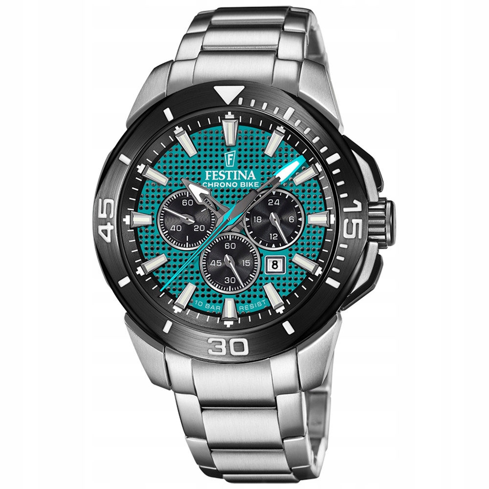 Pánské Hodinky Festina F20641-3 stříbrný náramek