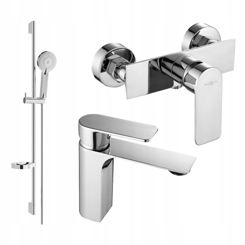 Mexen Alexa DS40 sprchová súprava, chrómová 71204DS40-00