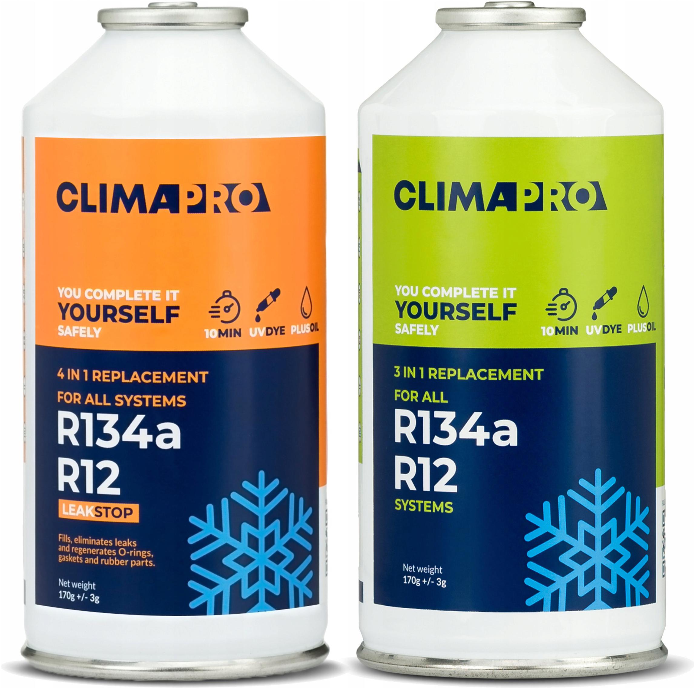 Plyn Pro Nabíjení Klimatizace Aut Z R134A Faktor Climapro 4v1 Tmel