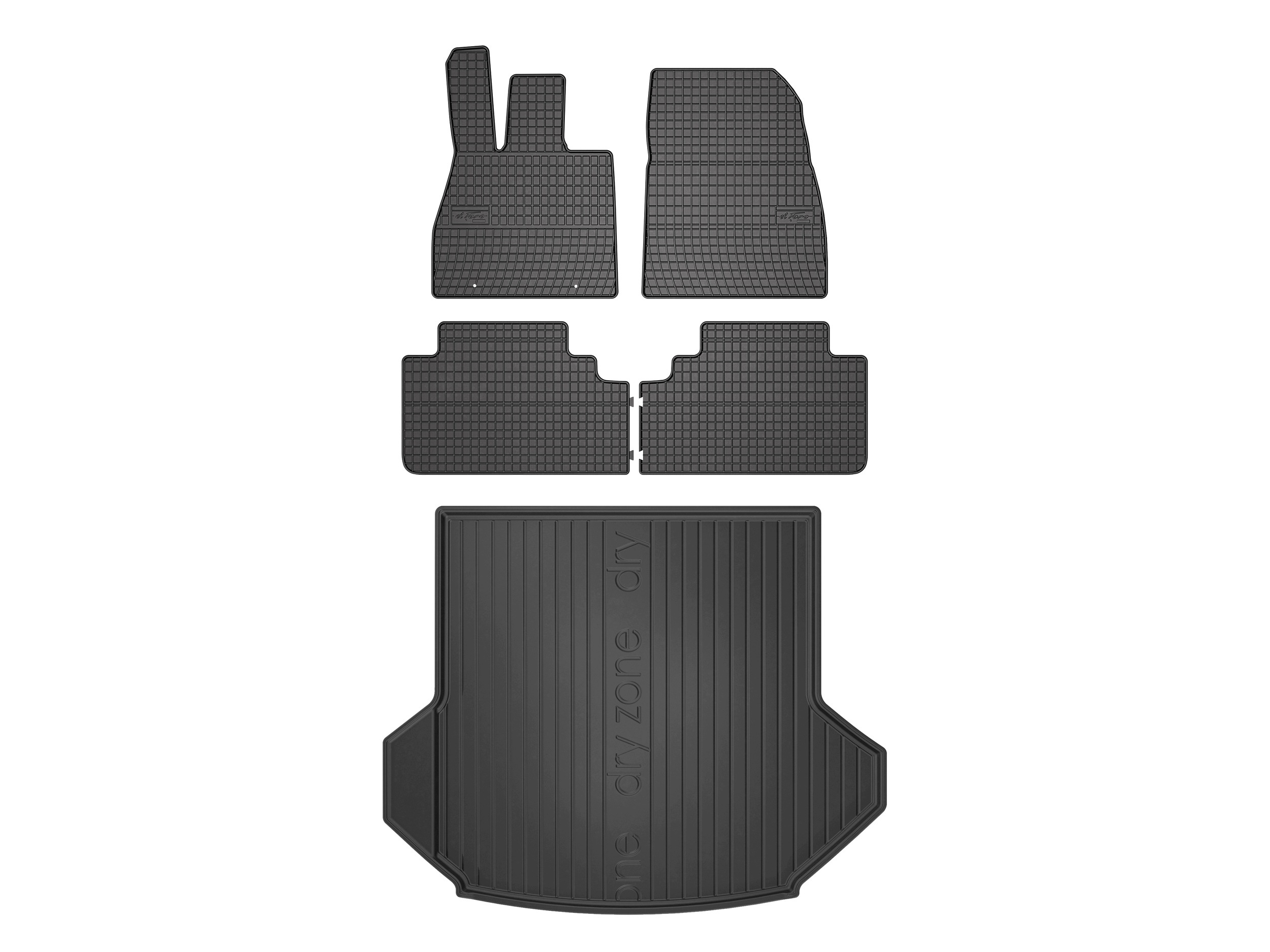 Koberce SolidPRO rohož DryZone pre: Byd Seal 6 DM-i 2024 5 kusov