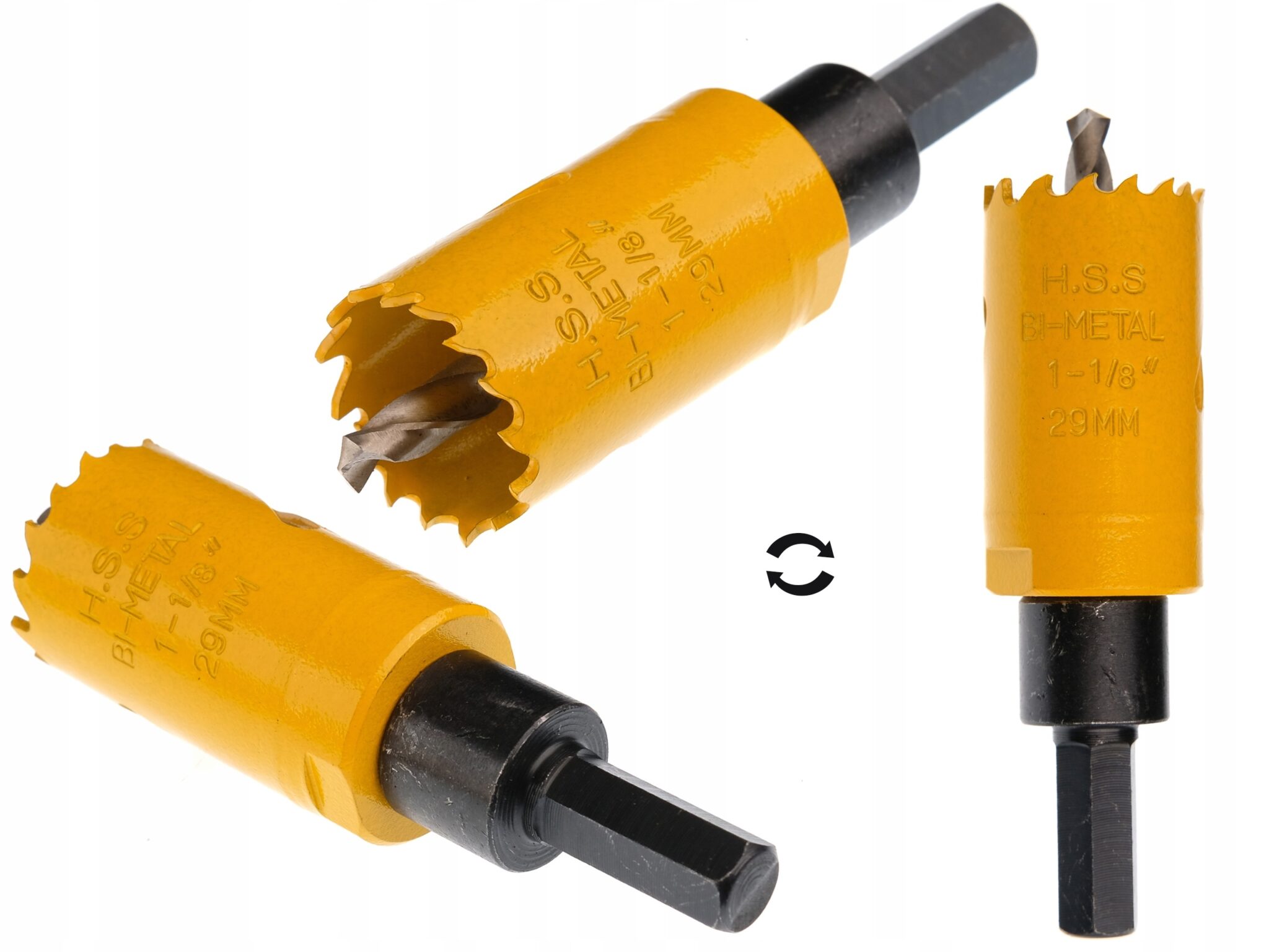 OTWORNICE DO METALU I DREWNA BI-METAL 17 OTWORNICA Maksymalna liczba obrotów bez obciążenia 0 RPM