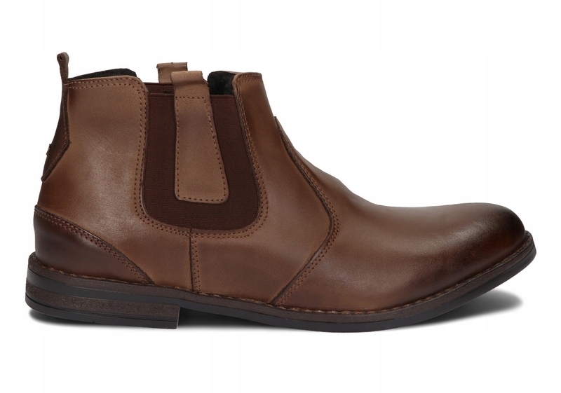 

Sztyblety Zimowe Polskie Kozaki Skóra 166 Brąz 41