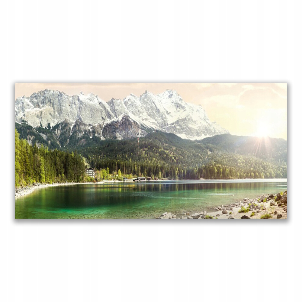 

Obraz akrylowy 120x60 Góry Las Jezioro Krajobraz