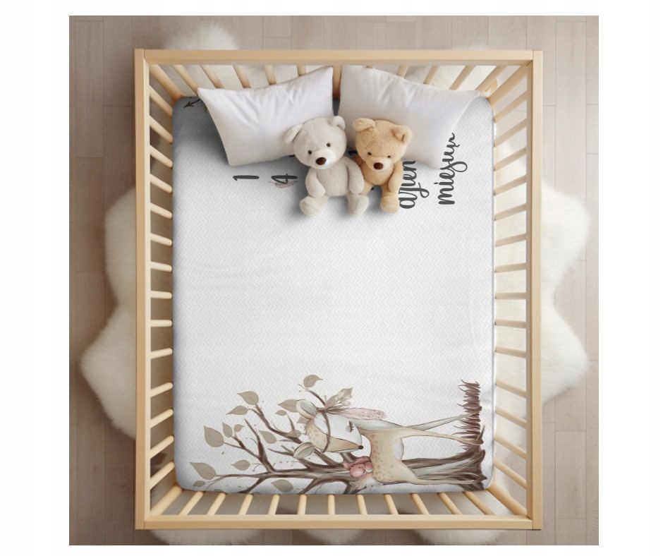 Kocyk do zdjęć z IMIENIEM, FOTOKOCYK Babyshower MATA do zdjęć GRATIS karty Materiał inny