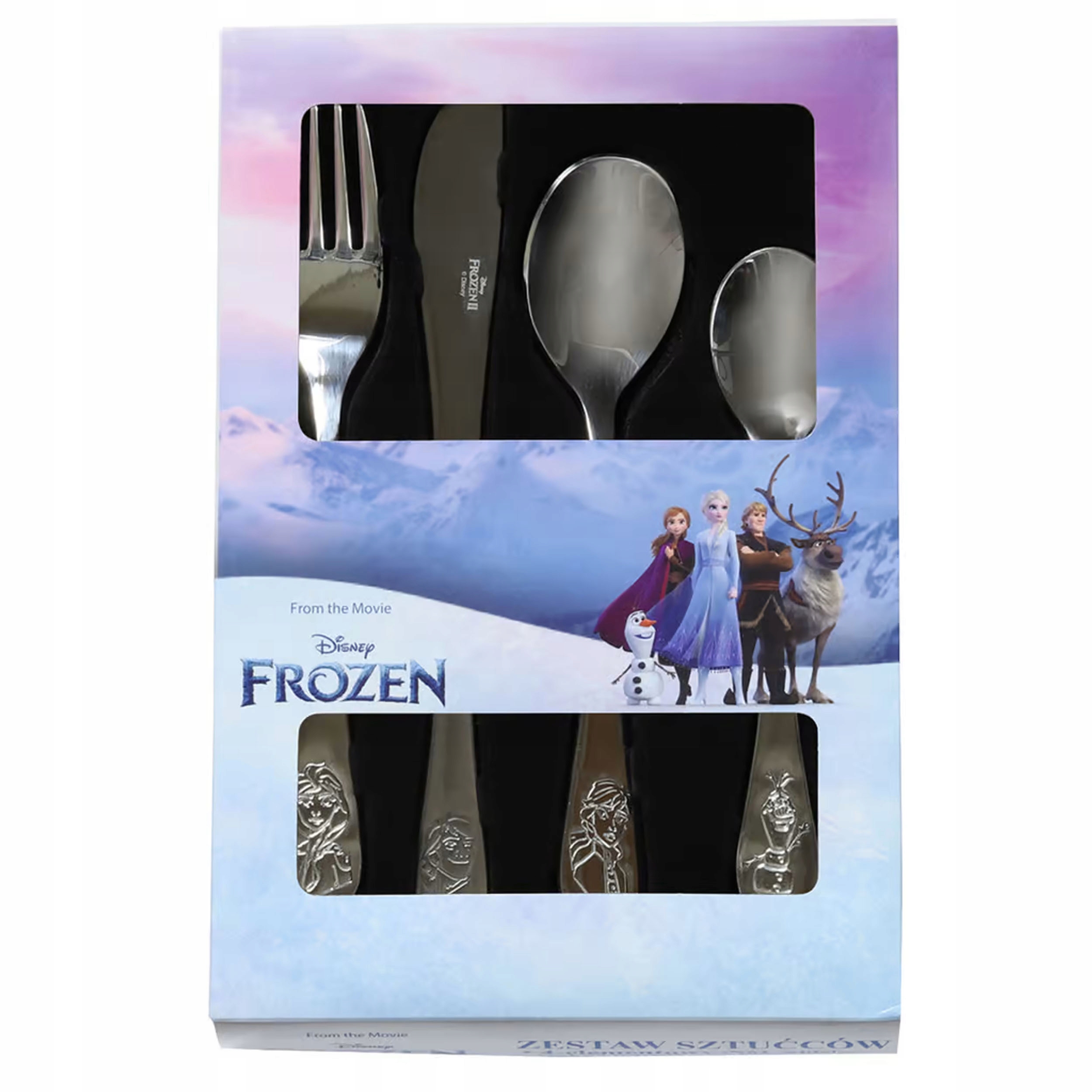 DAJAR KOMPLET 4 SZTUĆCÓW DLA DZIECI FROZEN II