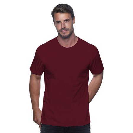 

Koszulka męska t-shirt 100% bawełna Jhk Burgund