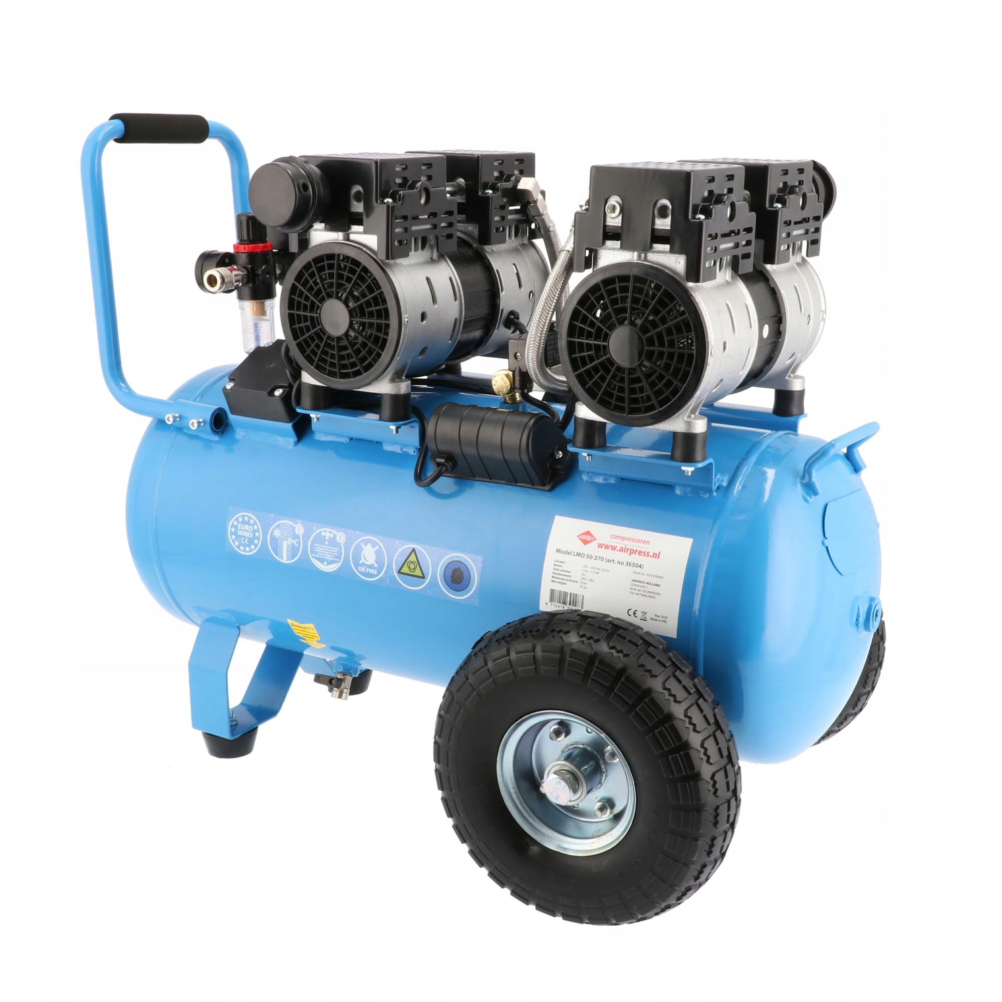 AIRPRESS SPRĘŻARKA TŁOKOWA LMO50-270 SILENT 8BAR Kod producenta 36504