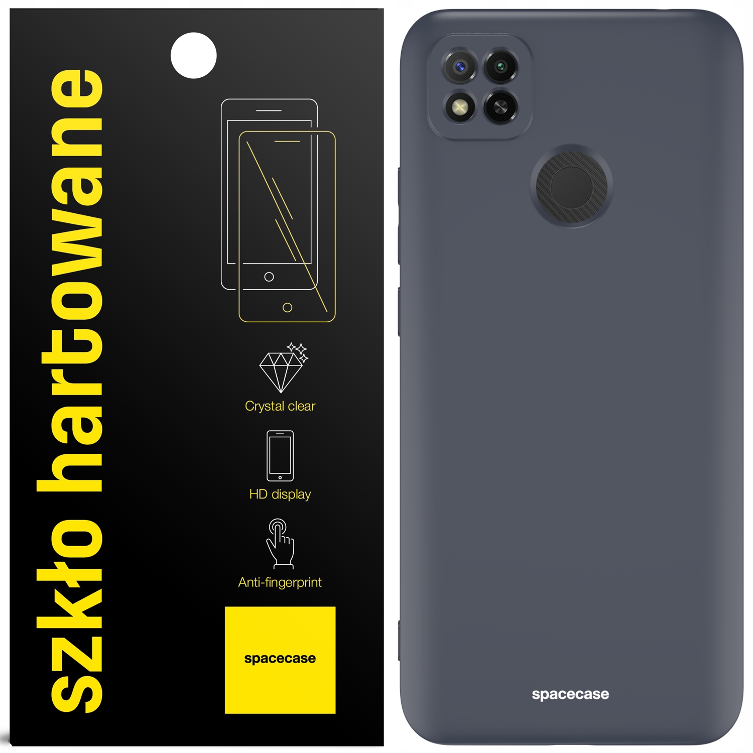 

Etui Do Redmi 9C Spacecase Silicone Case Szkło