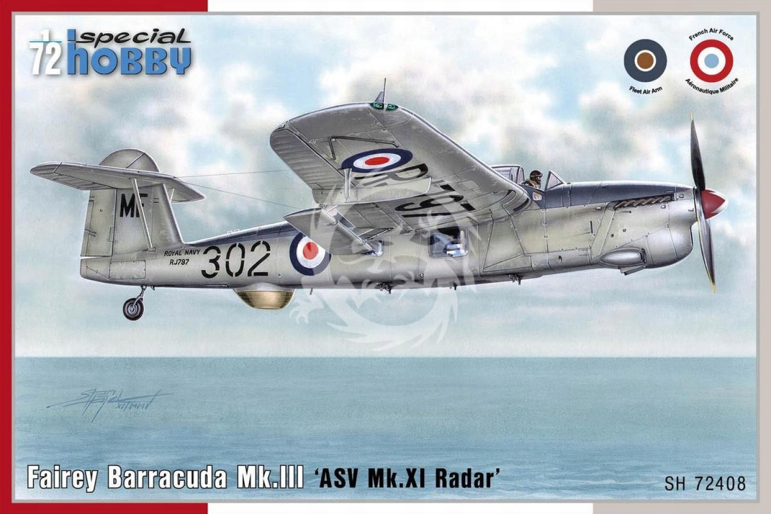 Fairey Barracuda Mk.III 'asv Mk.XI Radar' Special Hobby SH72408 měřítko 1/72