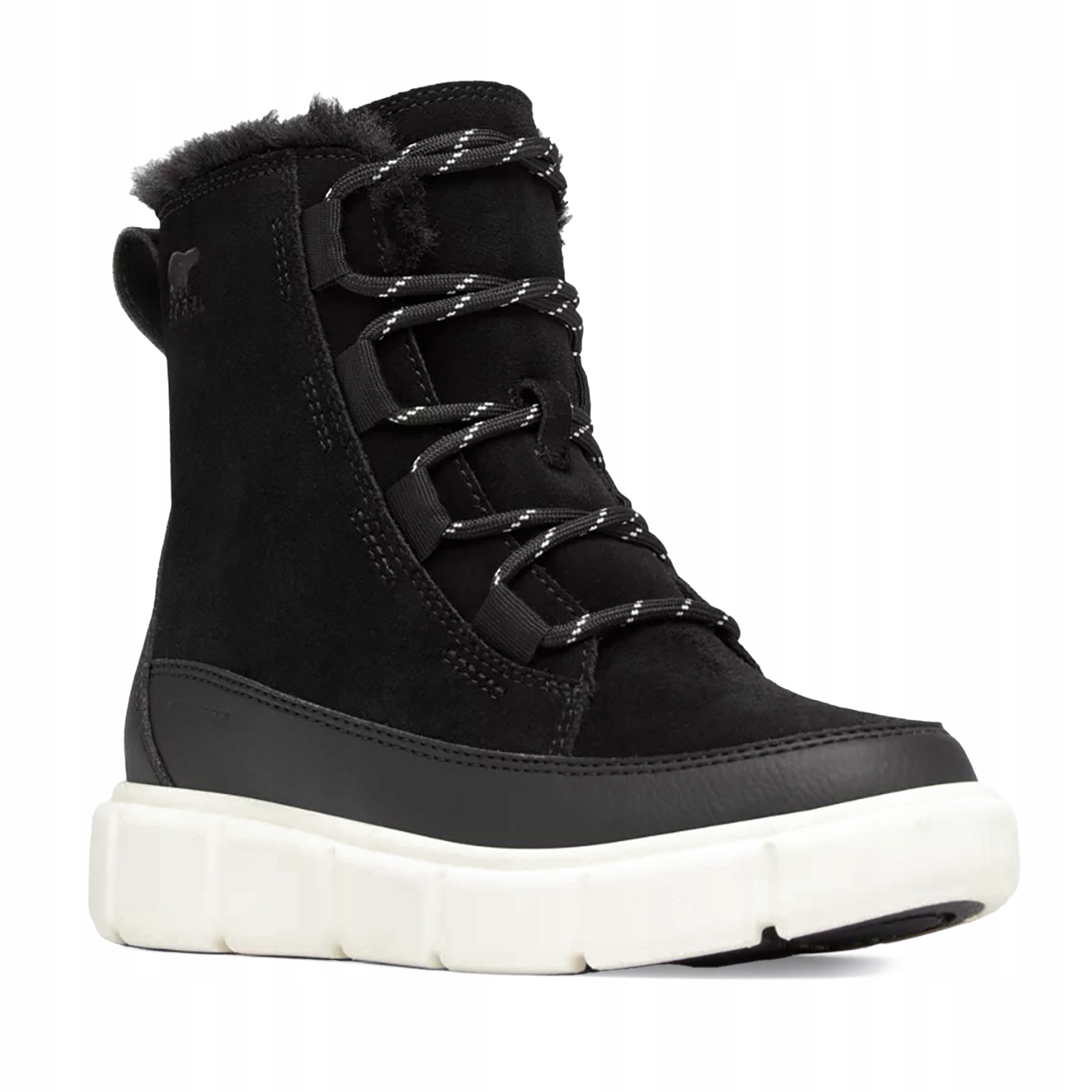Śniegowce dziecięce Sorel Youth Sorel Explorer III Lace black/sea salt 39