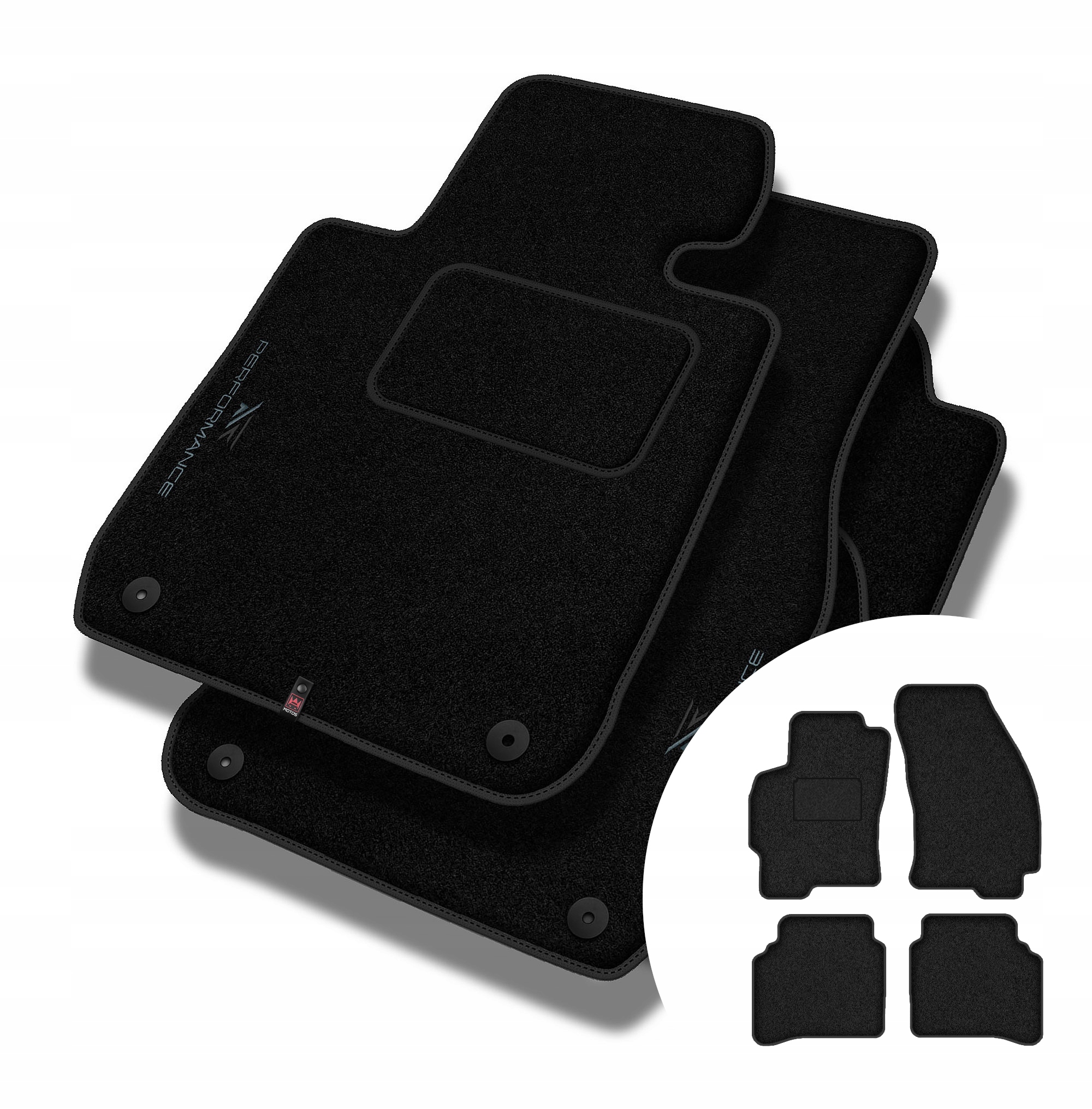 Velurové koberce Performance pro Ford Mondeo III 2000-2007