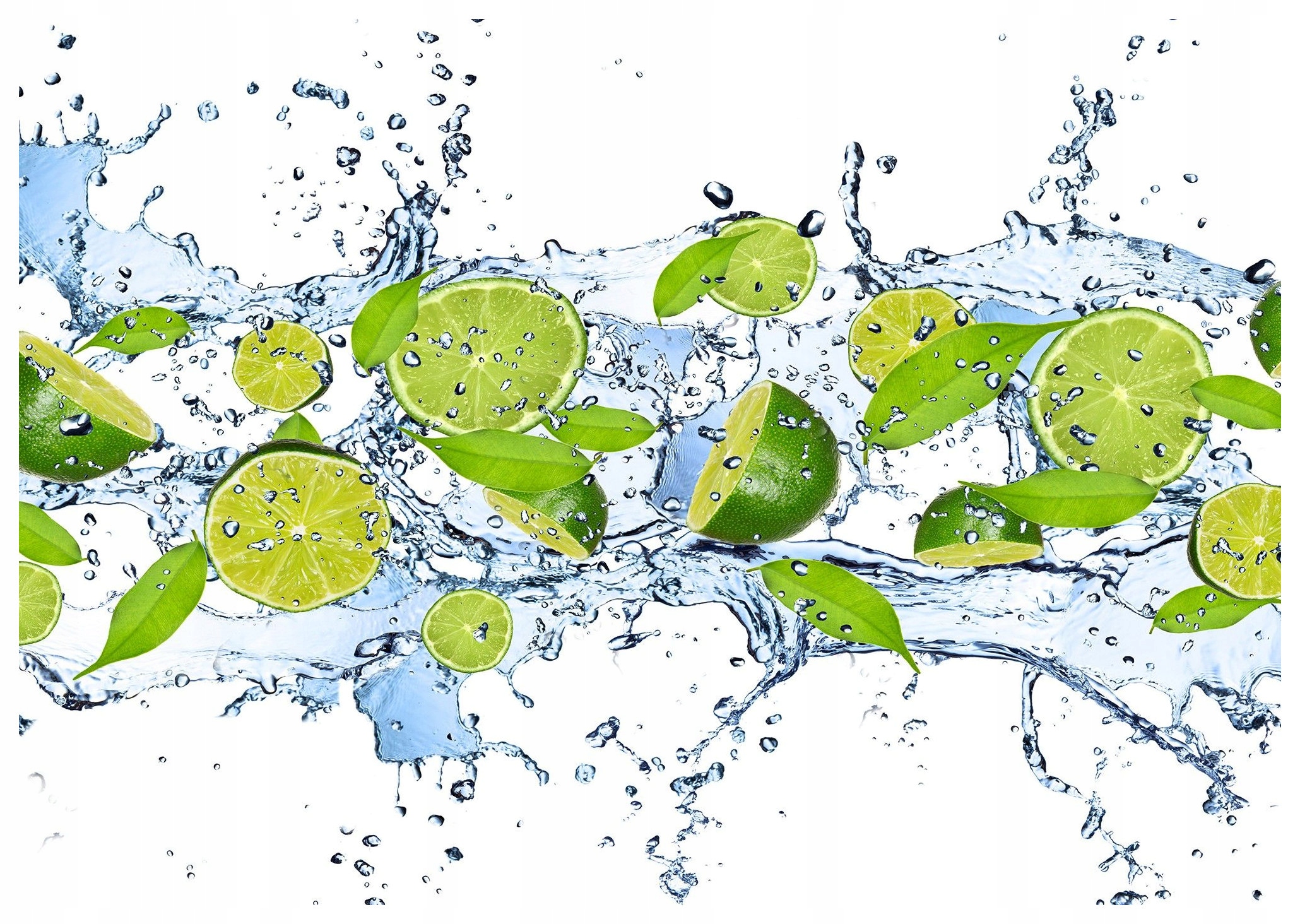 Fototapeta Limetka Tropická sviežosť a energia na stene 416x254 lepidlo