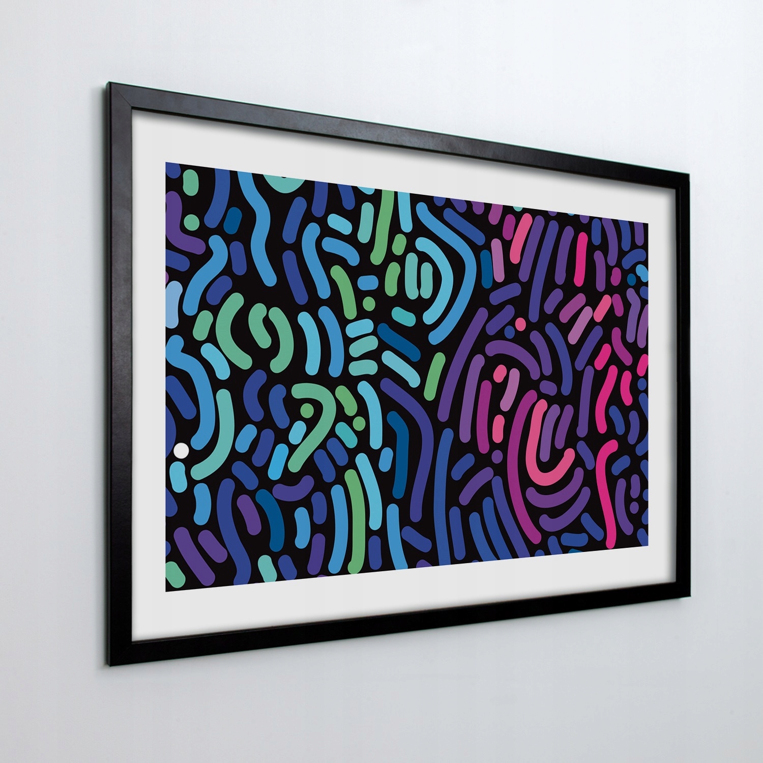 Fotoobraz v rámu na zeď Barevné pruhy 70x50