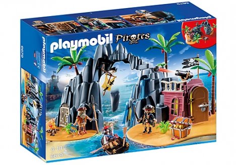 PLAYMOBIL 6679 PIRACKA WYSPA SKARBÓW