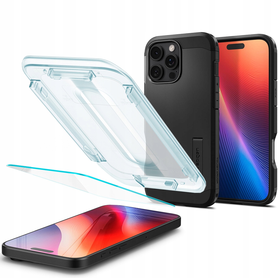 Pouzdro sklo Spigen pro iPhone 16 Pro, pouzdro s odolným kryt