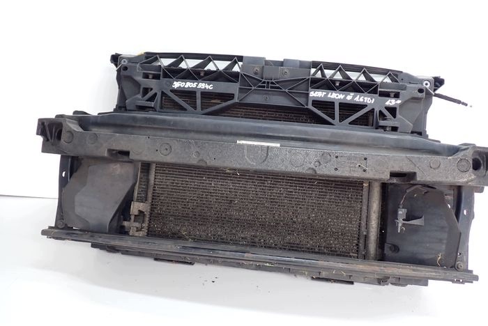 SEAT LEON III 1.6 TDI 13- support panel for radiators front sider radiator kpl