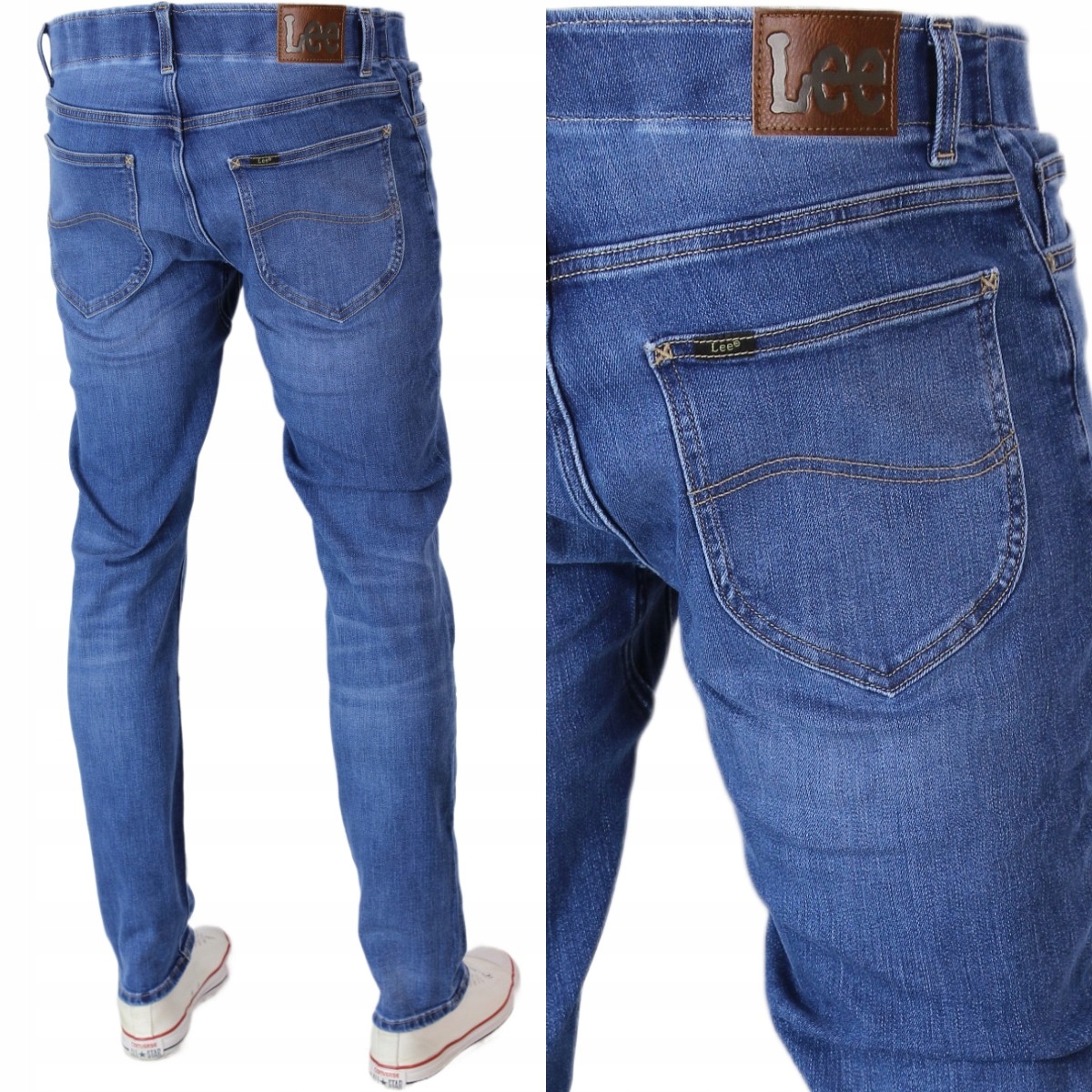 Lee Mvp Slim Fit Jeansy Spodnie " Virtue " W32 L32
