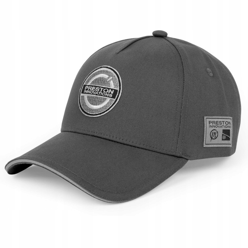 Czapka Wędkarska Z Daszkiem Preston Grey Granite Cap Szara Stylowa
